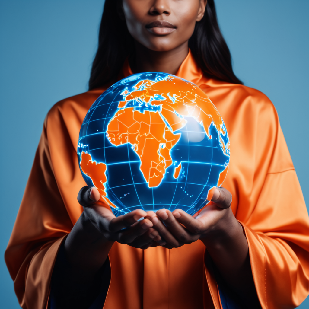 A_person_holding_a_globe_in_th_01953